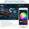 thumbnail image 3 of WiFi LED Strip Lights 10m/32.8ft, Smartphone Controlled LED Strip Kit RGB Waterproof IP65 150 LEDs 5050 LED Lights, Music Sync, Voice Control Compatibwith Echo, GoogAssistant, IFTTT, 3 of 5
