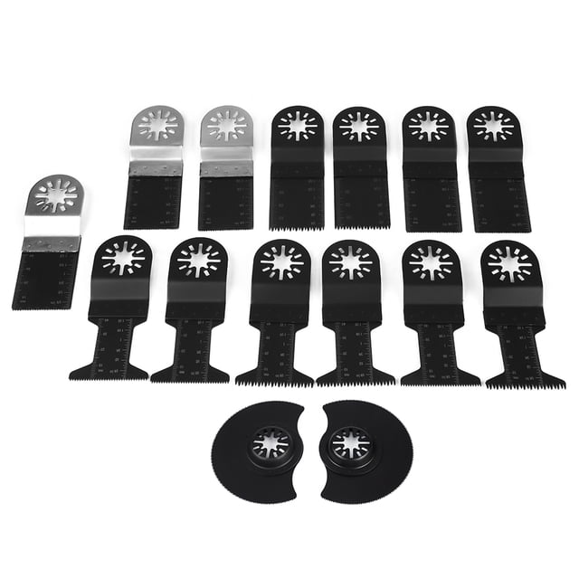 Saw Blade,15pcs 34/44/88mm Oscillating Multifunctional Oscillating Multi Tool Saw Oscillating Blade Smart Functionality