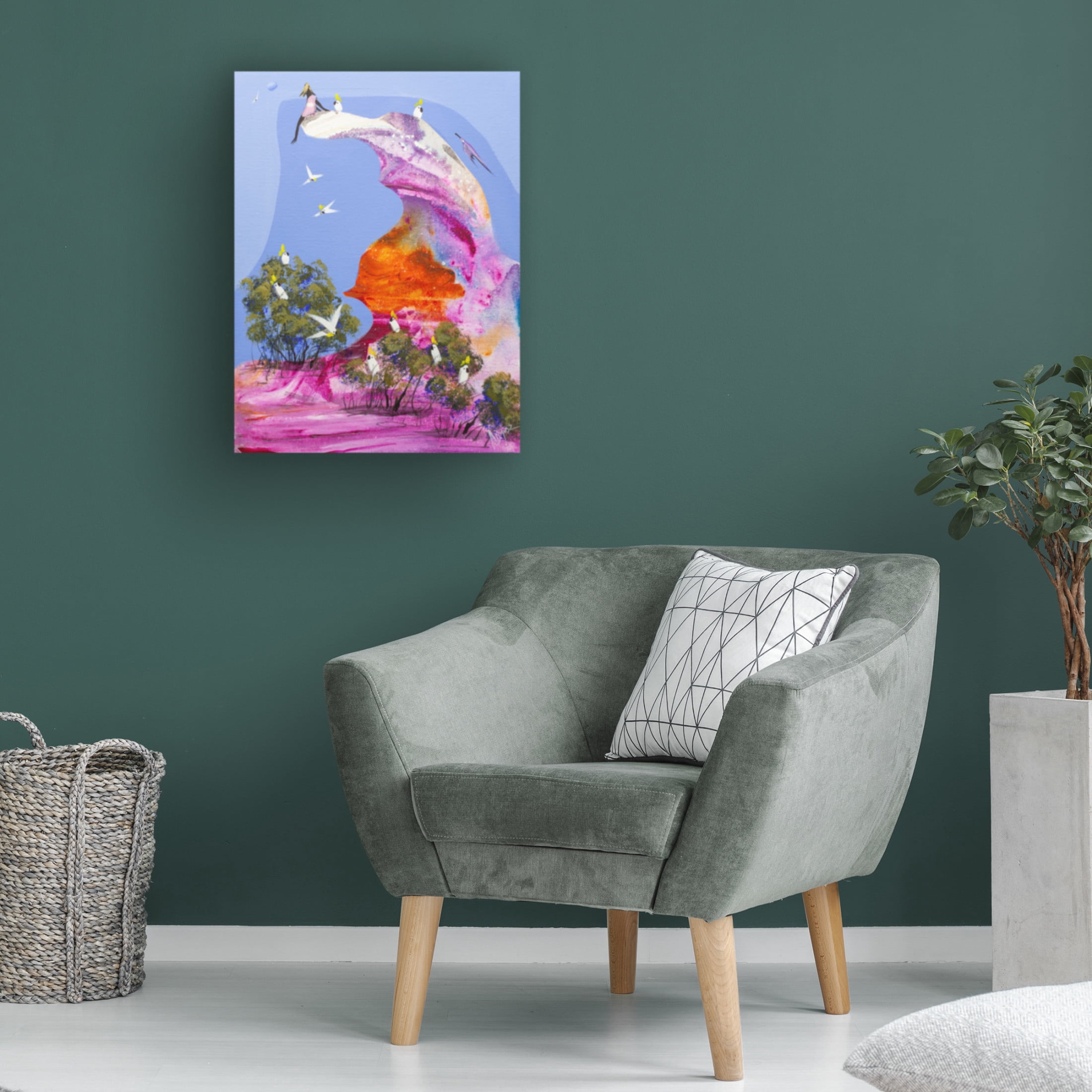 Trademark Fine Art Adam Bogusz  Away from it all Canvas Wall Art