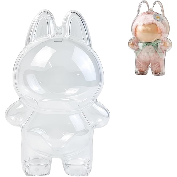 Protective Thickening Figures Storage Bag for Dolls, Keychain Bag for Figure, Portable Closure Dustproof Collectibles Case