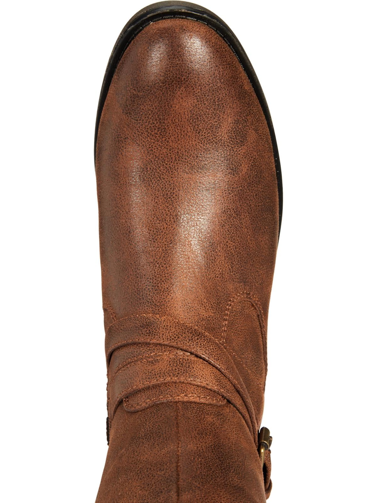 Baretraps Womens Alysha Faux Leather Tall Riding Boots - Walmart.com