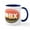 White/Navy Inside, variant on CafePress - OBX Outer Banks Sunset Mug - 11 oz Ceramic Mug - Novelty Coffee Tea Cup