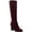 Burgundy, variant on STYLE & COMPANY Womens Black Slip Resistant Breathable Zip-Up Dress Heeled Boots 7 M