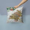 thumbnail image 2 of Carolines Treasures ASAD0780PW1414 Hérisson & Porte Rouge Cottage Toile Oreiller Décoratif, 2 of 4