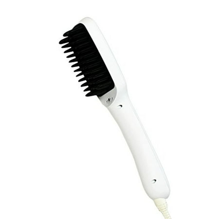 Electrical Heated Mini Hair Straightener Brush For All Hair Types