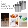 thumbnail image 2 of 2 Pcs Stainless Steel Measure Cups Metal Liquid Measuring Jug Silver, 2 of 7