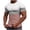 Pink, variant on CHGBMOK Mens Casual Slim Fit T Shirts Short Sleeve Crewneck Waffle Tees Trendy Color Block Workout Shirt Plus Size
