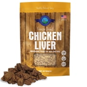 Shepherd Boy Farms Freeze Dried Dog and Cat Treats, Chicken Liver, All Natural Single Ingredient Freeze-Dried Dog Treat & Snacks, Made in USA, High Protein, Essential Nutrition Raw Food, 3oz
