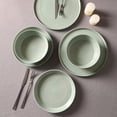 thumbnail image 3 of Stone Lain Claire 24-Piece Dinnerware Set Stoneware, Service for 8, Green, 3 of 6