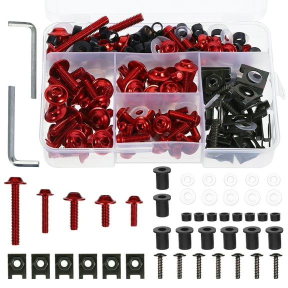 Accessories for Motorcycle Fairing Bolt Kit Motorbike Bolts Screw Set Goggles Universal