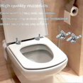 thumbnail image 4 of Zinc Alloy Toilet Seat Hinge Replacement for Wood, Resin, and MDF Seats, 4 of 5