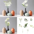 thumbnail image 2 of Simulation Flower Artificial Flower Bouquets with Leaf For Wedding Decoration Bridals Shower Party Table Centerpices, 2 of 18