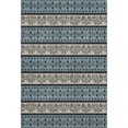 thumbnail image 2 of Addison Rugs Mayfield Premium Machine Washable Transitional Stripes Aqua Rectangle Rug, 3' x 5', 2 of 8