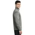 thumbnail image 2 of PosiCharge Sport-Wick Heather Fleece 1/4-Zip Pullover. ST263, 2 of 2