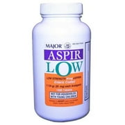 MAJOR Aspirin Low Dose 81mg Aspirin Tablets 1000 Tablets