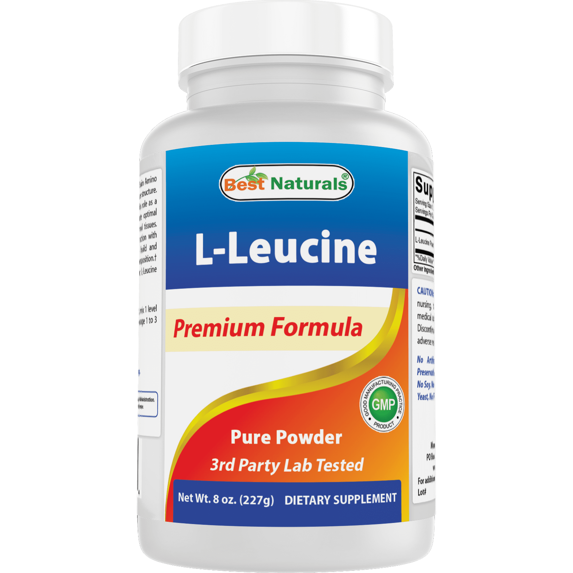Best Naturals L-Leucine Pure Powder 8 OZ
