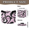 thumbnail image 2 of Haosy Black Pink White Flow Golf Mallet Putter Cover Strong Magnetic Leather Golf Club Headcover Closure, 2 of 7