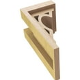 thumbnail image 6 of 5"W x 5"D x 10"H Wide Sheridan Rough Cedar Woodgrain TimberThane Corbel, Primed Tan, 6 of 6