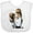 AA-White, variant on Inktastic Tricolor Papillon Boys or Girls Baby Bib