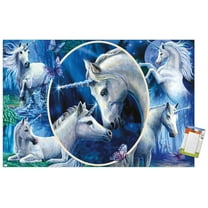 Lisa Parker - Majestic Unicorns Wall Poster, 22.375" x 34"