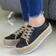 thumbnail image 1 of Mujeres Moda Vendaje Empalme Lentejuelas Deportes Casual Talón plano Zapatos individuales Wmkox8yii shalkjhdk2356, 1 of 1