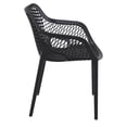 thumbnail image 4 of Compamia Air XL Outdoor Patio Dining Arm Chair in Black, 4 of 10