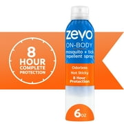 Zevo On Body Mosquito Repellent + Tick Repellent - Bug Spray - Aerosol Spray