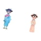 thumbnail image 5 of Estatua de resina de una geisha kabuki asiática con kimono, figura en miniatura de una niña china tradicional. Escultura ideal para cumpleaños, dormit, 5 of 8
