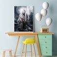 thumbnail image 3 of Cuadros Decorativos Hombres 5D bricolaje completo redondo taladro diamante pintura Rhinestone pared imagen (345) Tmvgtek embutido en tela, 3 of 6
