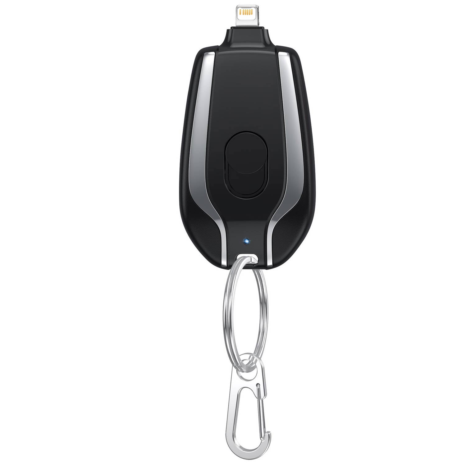 Wireless Phone Charger, 1500mAh Power Pod Keychain Phone Charger for