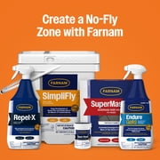 (2 pack) Farnam Repel-X pe Fly Spray Concentrate for Horses & Dogs, Insect Repellent for Mosquitoes, Ticks & Gnats, 32 fl oz Concentrate Makes 8 Quarts