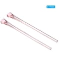 thumbnail image 3 of Uxcell Glasses End Tips 4 Pairs Eyeglass Anti Slip Ear Sock Pieces Tube Sleeve Replacement Temple, Pink Style 11, 3 of 5