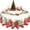 Merry Christmas, variant on Christmas Tablecloth Winter Christmas Trees Buffalo Plaid Tablecloths Holiday Table Cloth for Farm Table Cover Tablecloths Christmas Home Decorations for Kitchen Party Dinner Picnic (60" x 60" Round)