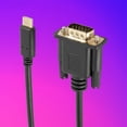 thumbnail image 4 of Converter Cable HD-compatible Stable Output Driver-free USB3.1 Type-C Male to VGA 1080P Compact Adapter Cable for Monitors, 4 of 8