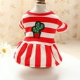 thumbnail image 5 of SPRING PARK Puppy Round Neck Stripes Design Tutu Skirt Dog Dress Pet Cute Small Dog Skirt Dress, 5 of 7