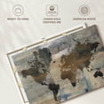 thumbnail image 6 of Elephant Stock Stone World Wall Art - Horizontal Canvas Wall Art - Lobby Wall Decor - Map Canvas - Beige And Gray Decor By Avery Tillmon - 48" x 32", 6 of 8