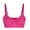 Hot Pink, variant on Womens Jelly Wireless Bras Seamless T-Shirt Bra No Underwire Full Coverage Pullover Bralettes Supportive Sports Bras
