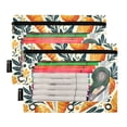 thumbnail image 2 of ALAZA 2 Pack Pencil Pouch Carrots Pencil Case for 3 Ring Binder Clear Window Pencil Bag Organizers, 2 of 6
