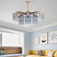 thumbnail image 3 of New light luxury high sense designer glass round chandelier living room dining room bedroom chandelier My Lux Decor Round, 3 of 10