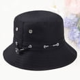 thumbnail image 1 of unbranded 1Ud Sombrero Bucket Negro Para Mujer Con De Amplia Para Protección El Sol, 1 of 8