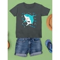 thumbnail image 3 of Grinning Shark Kids Art T-Shirt Juniors -Image by Shutterstock,  Small, 3 of 4