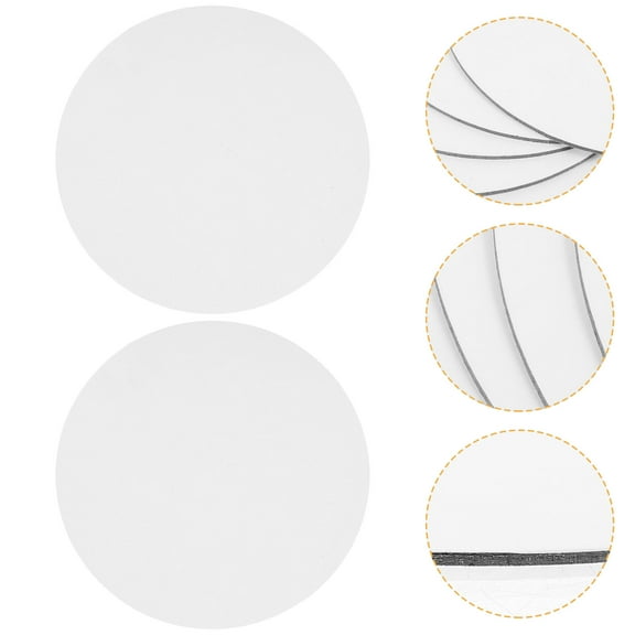 Soimiss round canvas drawing Canvas Drawing Board Pure Cotton Artist Canvas 6PCS