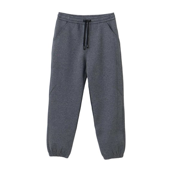 Men's Classic Jogger Sweatpants Elastic Drawstring Waist Solid Color Soft Casual Trousers with pocketsFor Walking Workout LoungeWear Gray XL