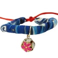 thumbnail image 1 of Collar ajustable para perro y gato, collar de corbata estampado con campana para accesorios para mascotas(C-1 (M)), 1 of 2