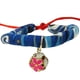 thumbnail image 1 of Collar ajustable para perro y gato, collar de corbata estampado con campana para accesorios para mascotas(C-1 (S)), 1 of 2