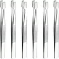 thumbnail image 6 of ULTNICE 6Pcs Durable Stainless Steel Tweezers with Elastic Tips for Exact Grip and Comfort, 6 of 8