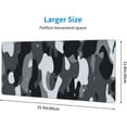 thumbnail image 3 of Black Military Camouflage Gaming Mouse Pad Large Mouse Pad (31.5x11.8 Inch) Non-Slip Rubber Base Large Desk Mat Desk Protector for Home Office Gaming Work, 3 of 6