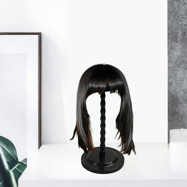 BELOVING Stand Practical Mannequin Head Dummy Stable Hat Hat Stands Organizer for Hat Black