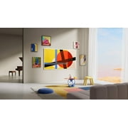 TCL 65 Class NXTVISION Series QLED 4K HDR Smart Google Art TV (New 2024) - 120Hz, Dolby Atmos Audio, Slim 1.1 Depth, Light Wood Frame & Flush Wall Mount Included - 65A300W