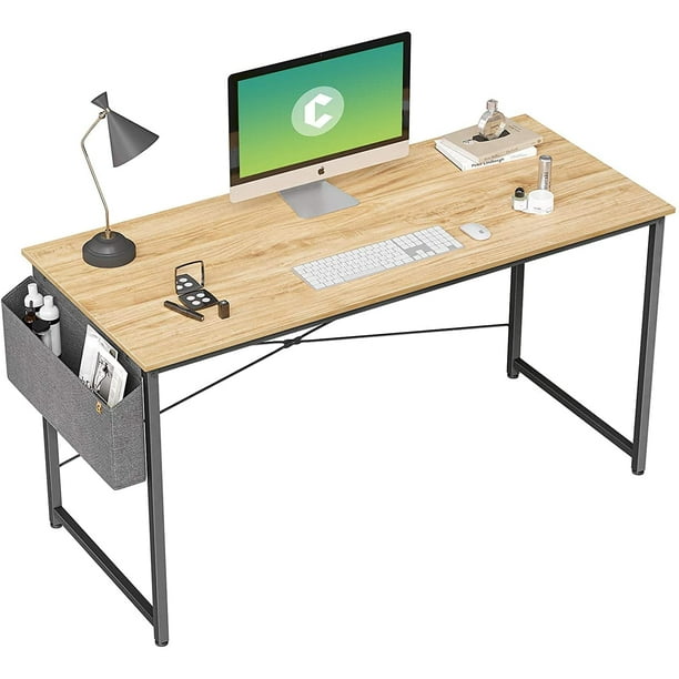 CubiCubi Computer Desk 47 inch Home Office Desk with Storage Bag